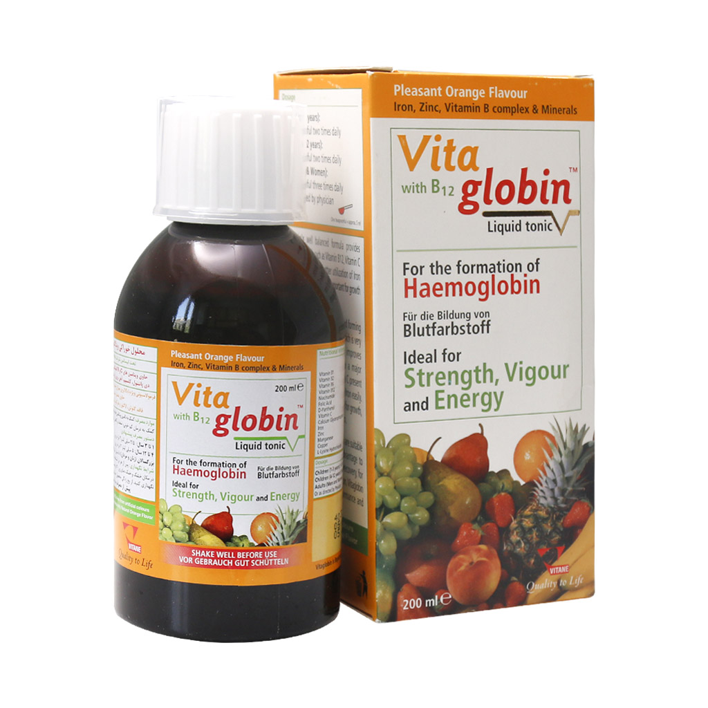 محلول خوراکی ویتاگلوبین VITAGLOBIN LIQUID TONIC
