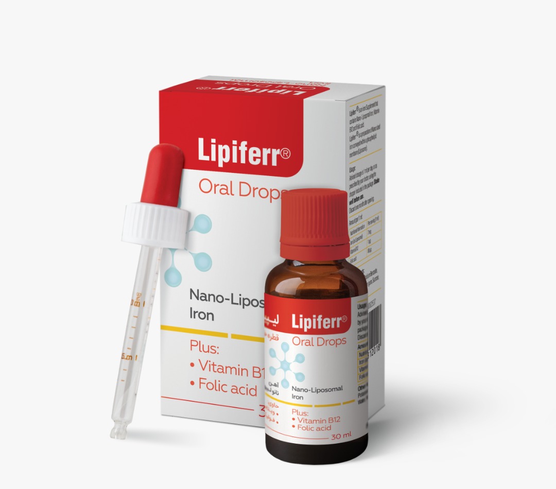 قطره آهن لیپیفر کیمازی 30 میلی لیترLIPIFERR ORAL DROPS