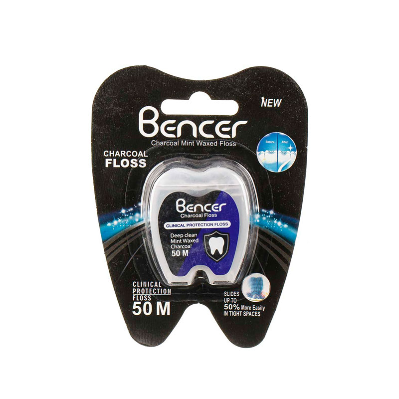 نخ دندان ذغالی بنسر  BENCER CHARCOAL FLOSS