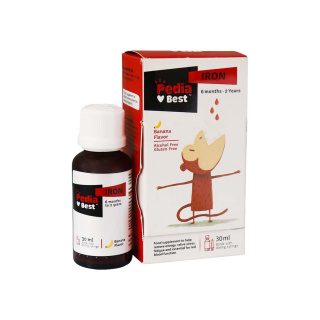 قطره آهن پدیابست حجم 30 میلی لیترPedia Best Iron